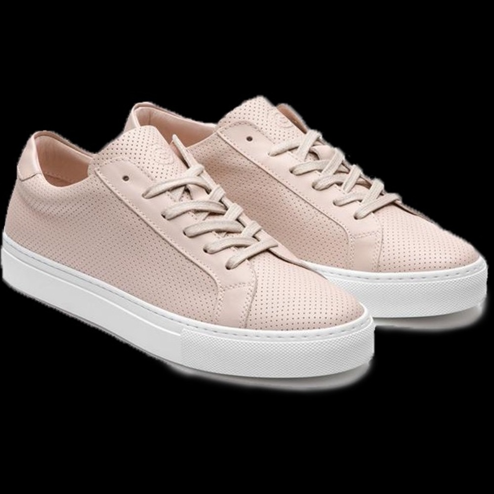Greats royal perforated blush pink. Size 6